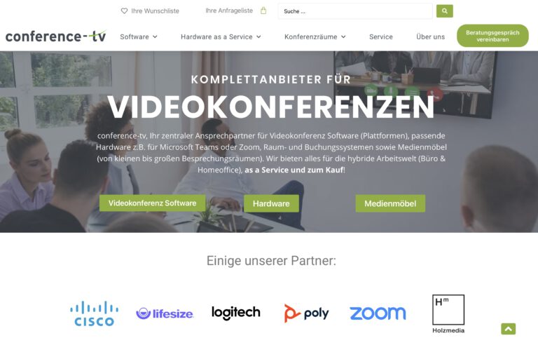 conference-tv.de Digital Marketing von Maren Westphal